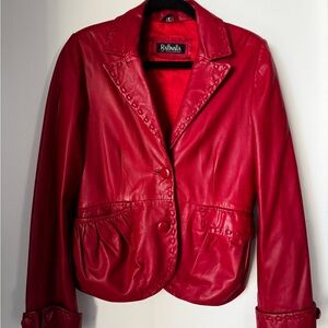 Women's Bold Red Blazer